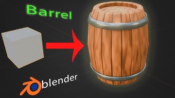 Blender Tutorial: Make A 3D Wooden Barrel