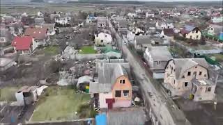 Село Мощун  Киевская область  Что после себя оставили россияне