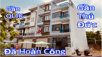 Bán Nhà Dĩ An Bình Dương Gần Thủ Đức  (556) Nhà Ba Lầu Đã Hoàn Công | Gần Làng Đại Học Thủ Đức