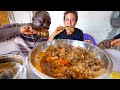 Whole Goat Stew in Africa!! VILLAGE FOOD in Senegal - Best Senegalese Food!!