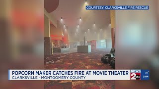 Clarksville movie theater evacuated after popcorn fire