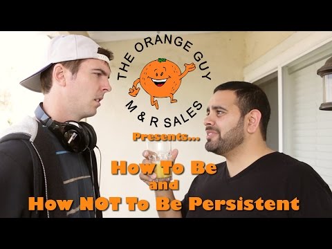 How To Be and How Not To Be Persistent