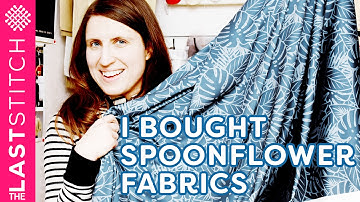 My first Spoonflower fabric order