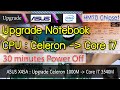 ASUS X45A : Upgrade CPU / RAM | Celeron 1000M to Core i7 3540M , 30 minutes turns off