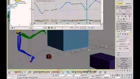 3DStudio MAX - Biped Objects / Color Coded Keys (3DS Max Video Tutorials)