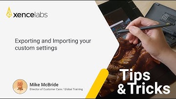 Exporting and Importing Your Custom Settings