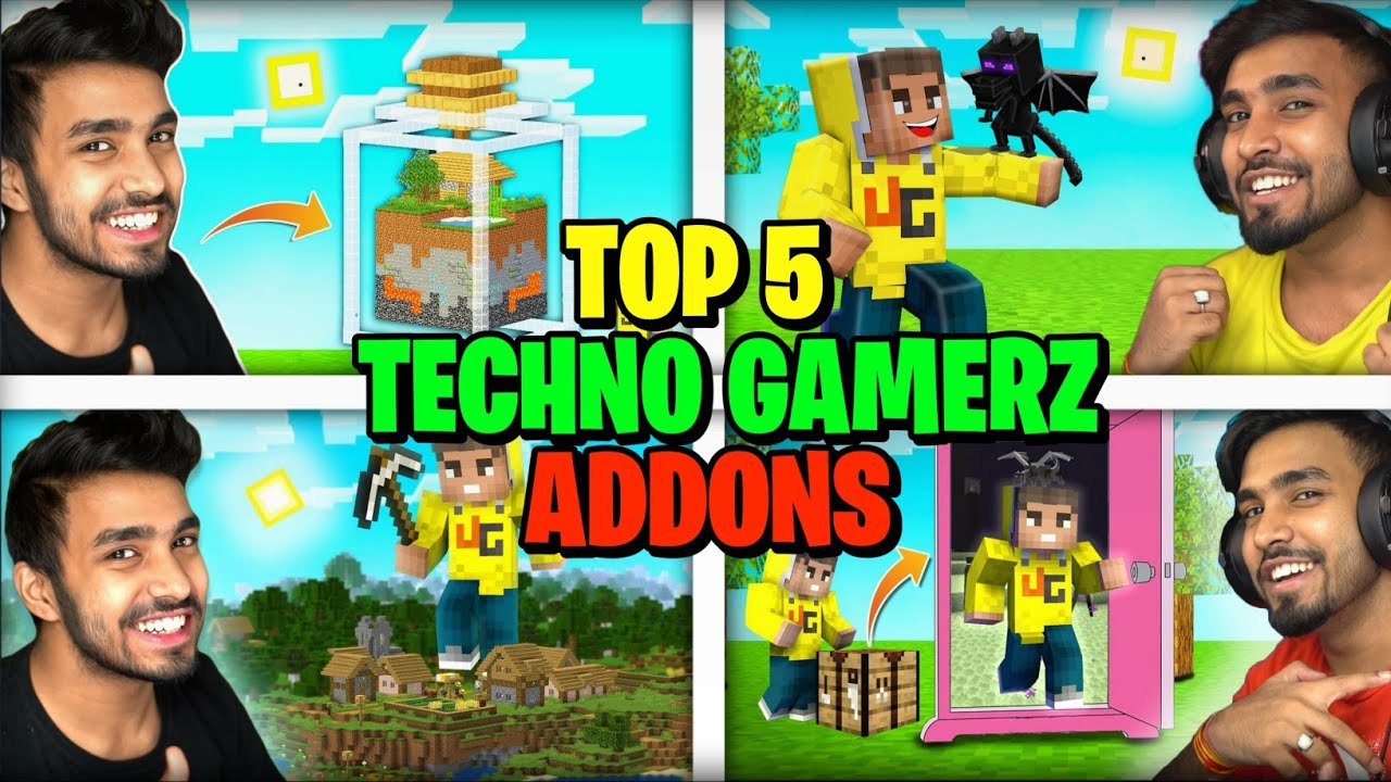 Top 5 techno gamerz addons | top 5 techno gamerz addons Minecraft ...
