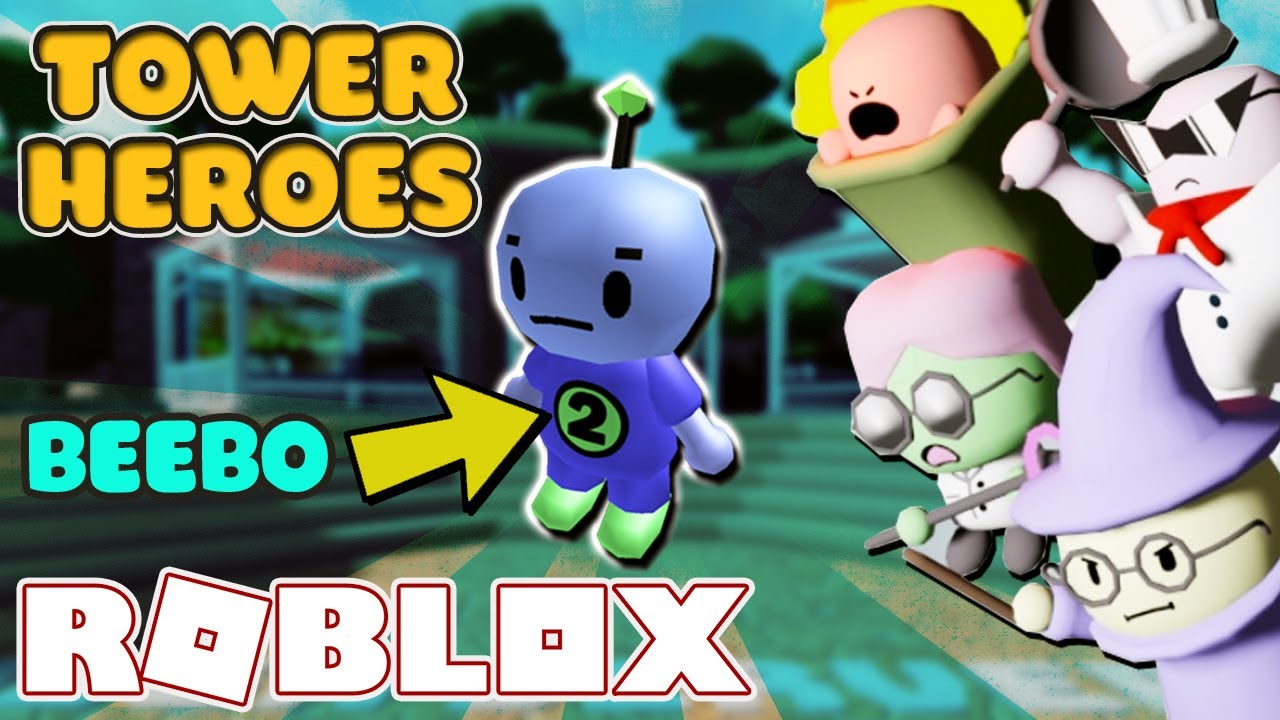 Beebo Game Thủ Thanh Với Những Chiến Binh Dễ Thương Tower Heroes Roblox - 50 robux by gcntv stream roblox