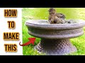 How to make birds bath fountain at home easy diy crafts99
