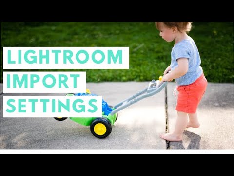 Importing process for Lightroom Classic