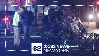 Man pulled from mangled car after Newark shooting