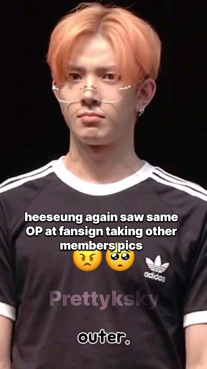 Heeseung caught his fansites clicking other members #enhypen #heeseung #engene #prettyksky