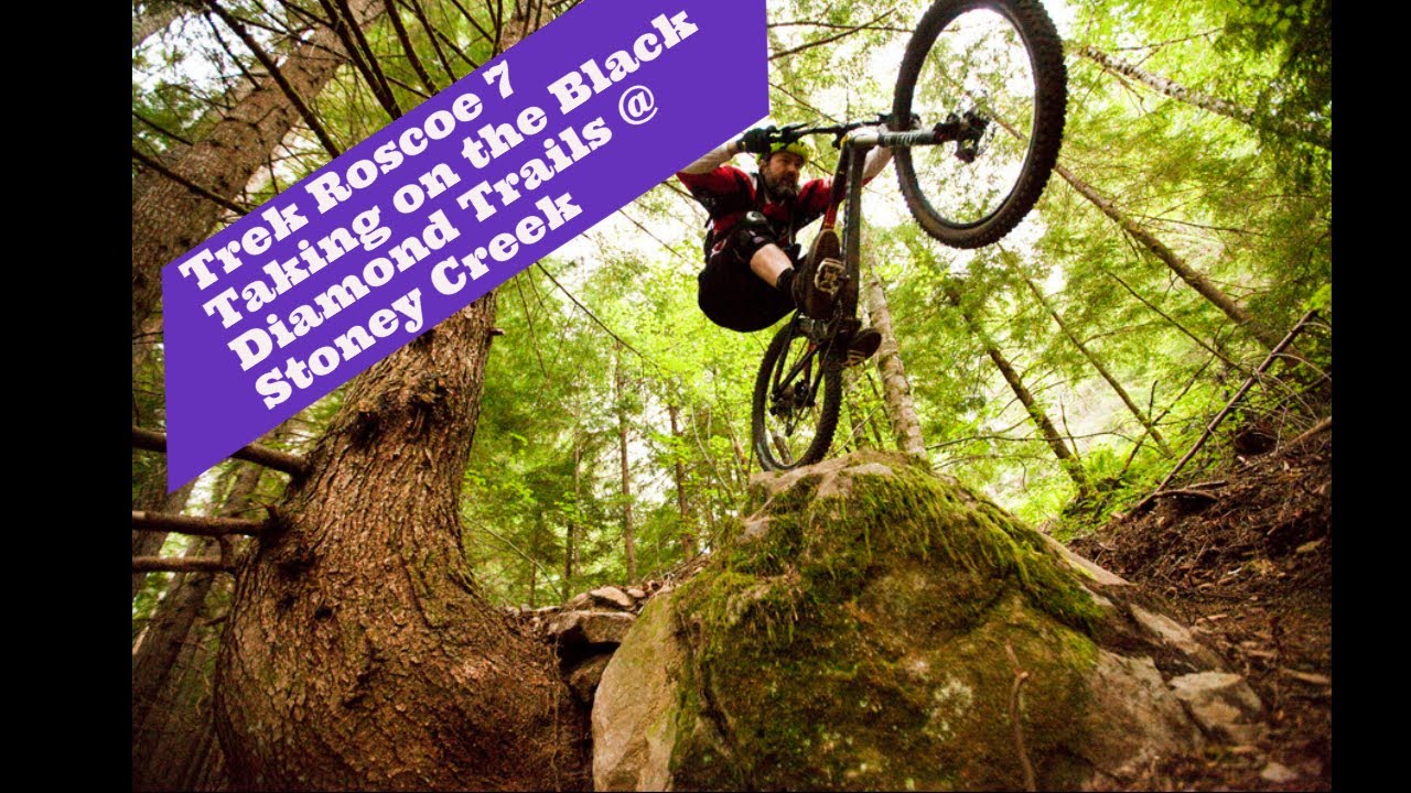 Trek Roscoe 7: Taking On the Black Diamond Trails @ Stoney Creek Metropark for the first time.