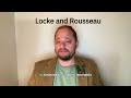 Dr Cohen on Jean Jacques Rousseau and the State of Nature and John Locke