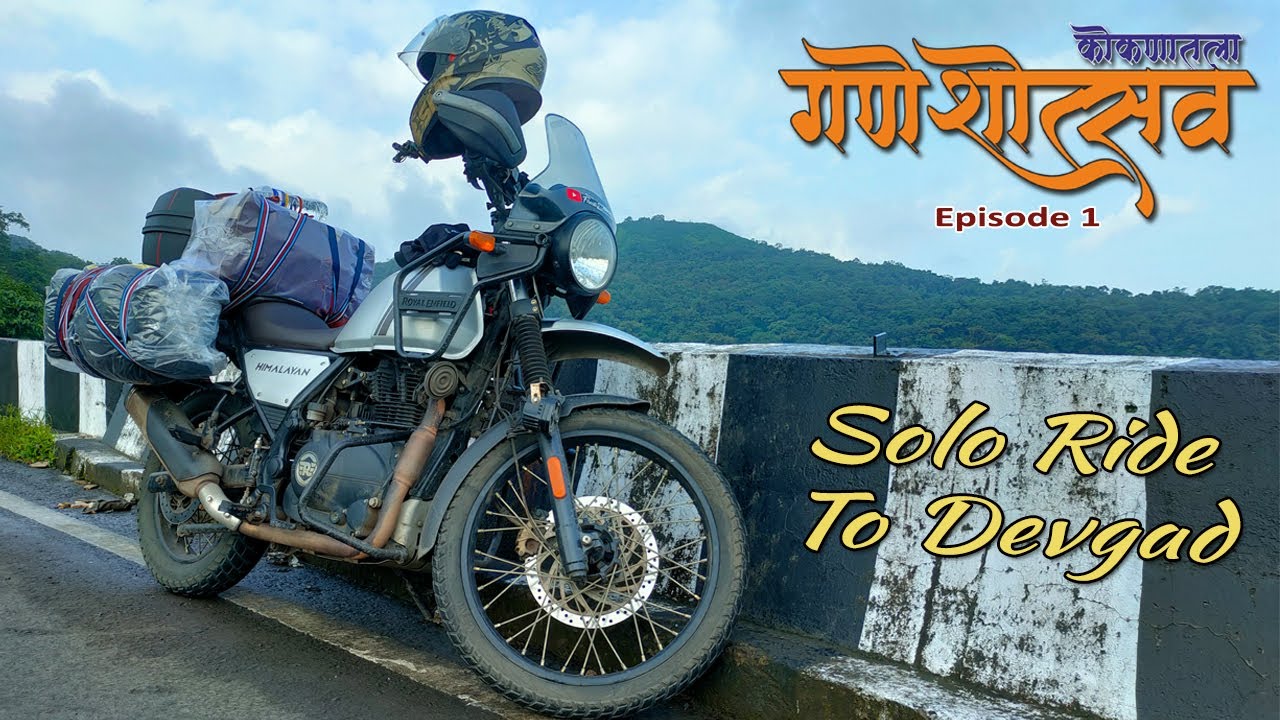 SOLO RIDE to Devgad 550 Kms | Ganesha Festival '22 | Gaganbawada Ghat - Drone View | Ep. 1