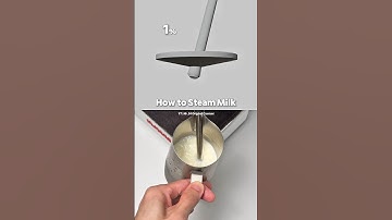 Steaming Milk: From 1% to 80% | YT Mr.24 Original #latteart #coffeelover #latte