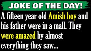 Joke of the Day! - Amish Boy's First Elevator Experience - You Won't Believe What Happens! 🤣