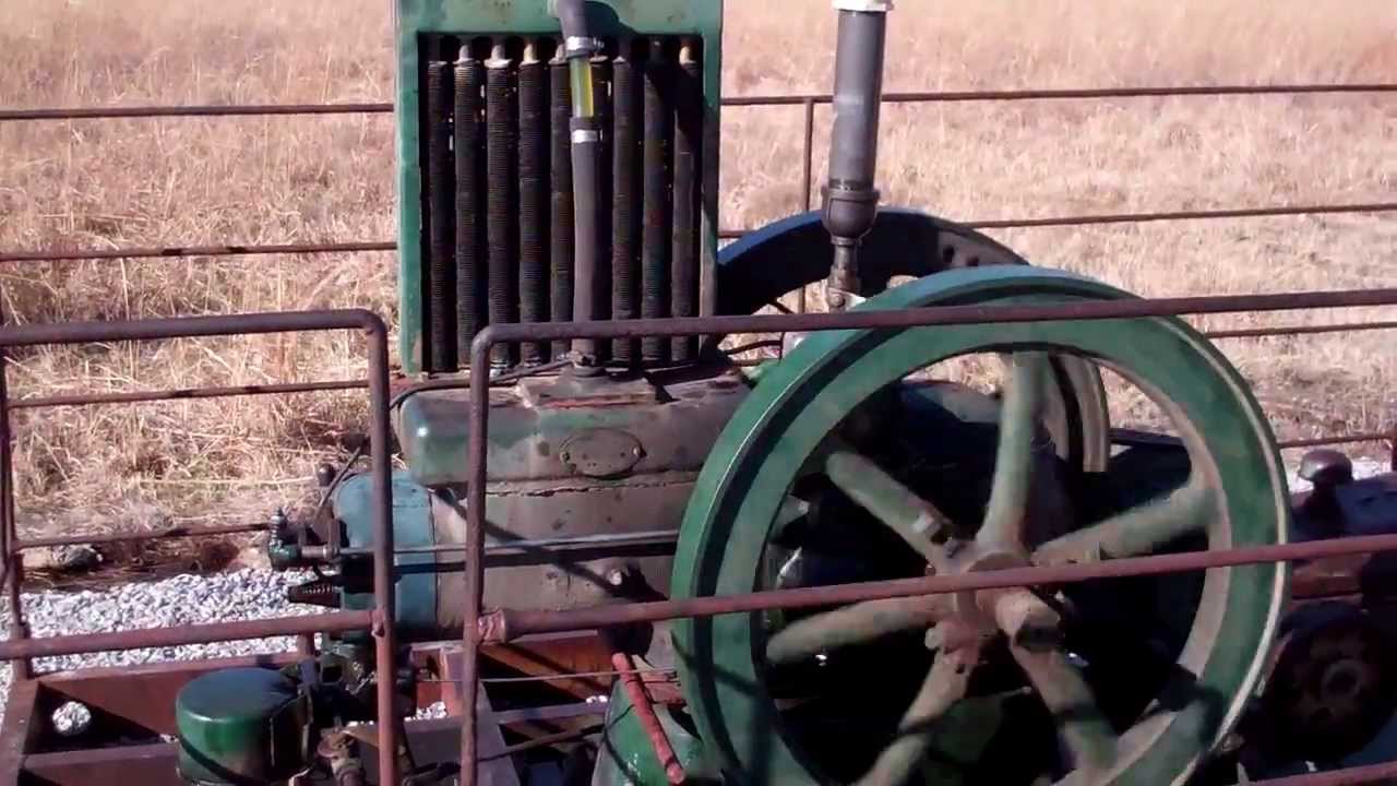 208 Fairbanks Engine on a Small Pumpjack - YouTube