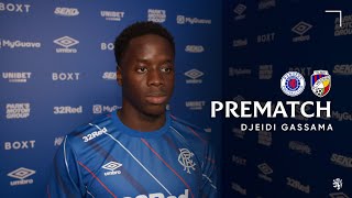 Details Prematch | Djeidi Gassama | Rangers v Viktoria Plzeň Guide