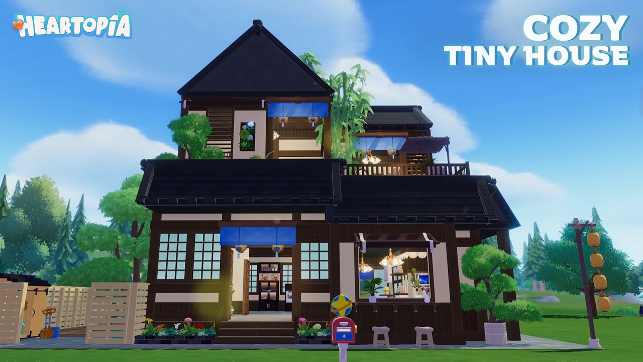 two-story-villa-with-a-shop-heartopia-stop-motion-build-showcase