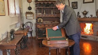 The James Watt copier from 1780, the first true copying machine