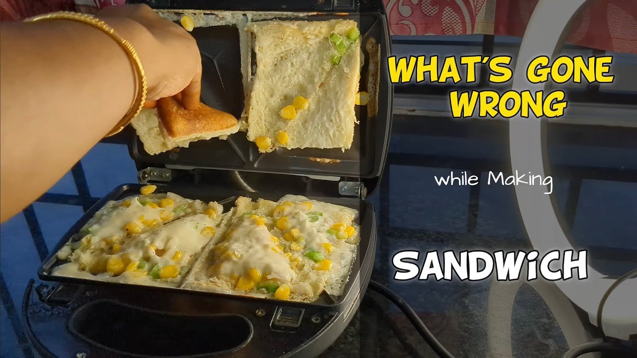 Lesson learnt -😲What gone wrong while making sandwich 🤔😲 #philips #cornsandwich