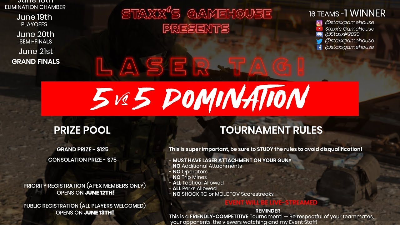LASER TAG 5v5 Domination Tournament Official Highlight Reel YouTube