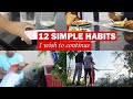 12 daily healthy habits for a better you  improving life with tiny habits  2023 glow up 