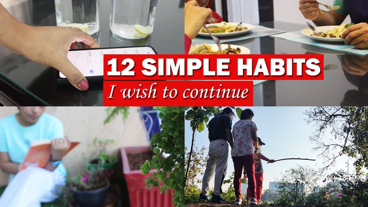 12 Daily healthy habits for a better you | Improving life with tiny ...