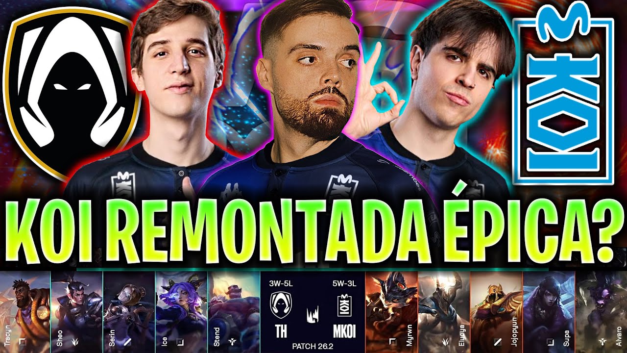 IBAI CASTEA LA REMONTADA MÁS ÉPICA DE KOI?😱 - TH vs MKOI LEC VERSUS 2026 ESPAÑOL IBAI COSTREAM