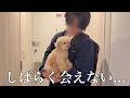 実はしばらくの間、愛犬と離れて暮らします。
