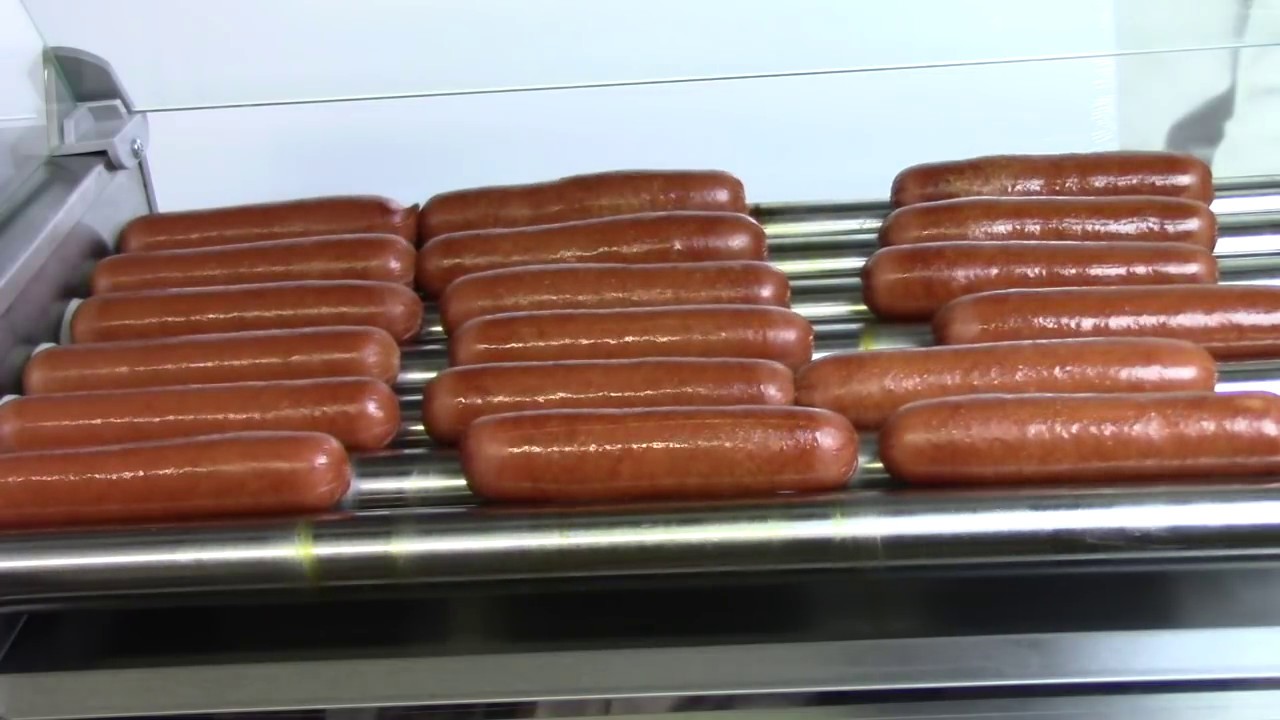 Real Time Hot Dog Roller Grilling ASMR Yule Dogs YouTube
