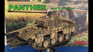 Building the Meng 1/35 Panther AUSF A late with zimmerit