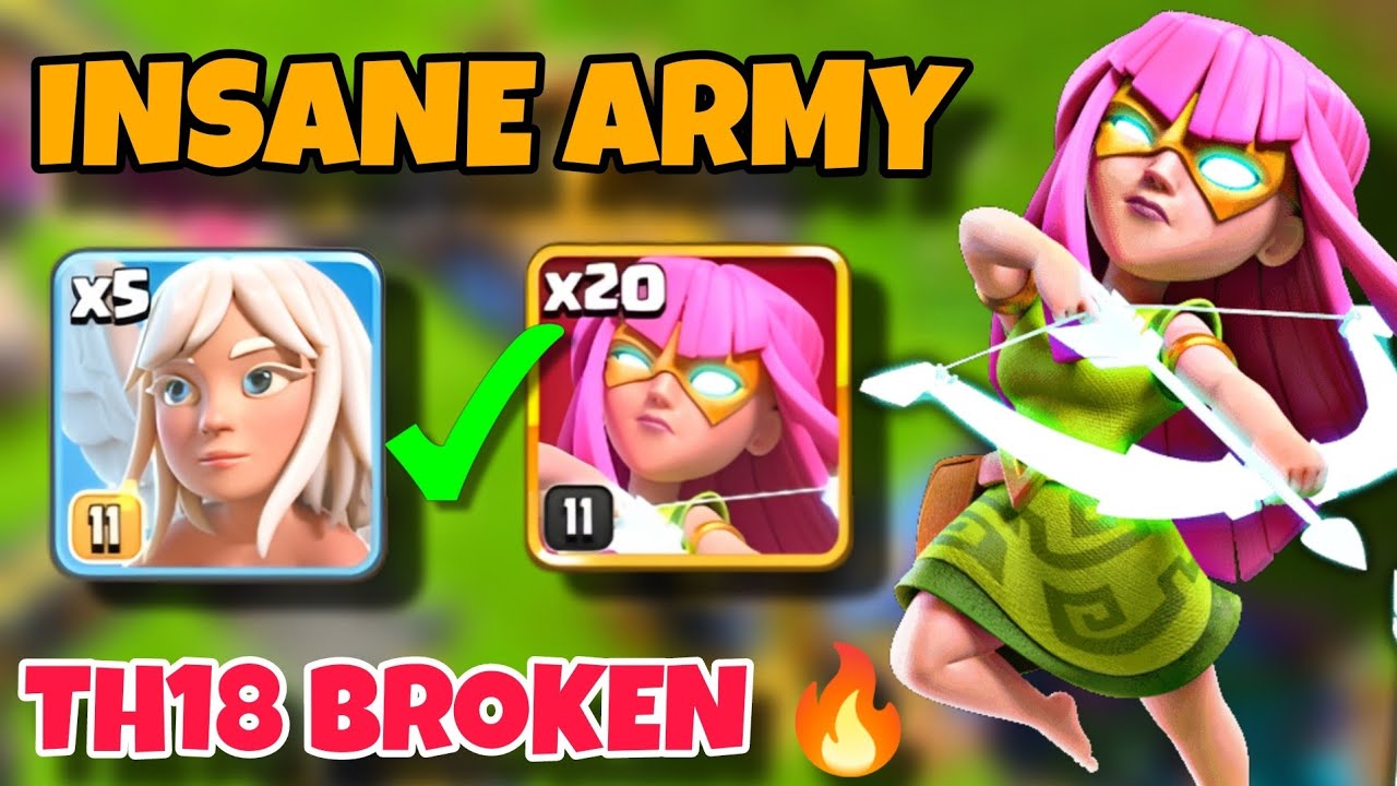 TH18 Most Powerful 2 Minute Attack 😈🔥 | Base Melt Army Strategy | SUPER ARCHER army