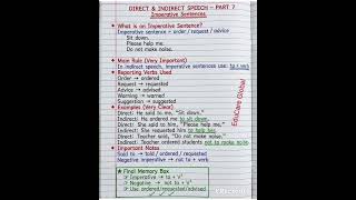 Direct and Indirect speech 7, Narration Change,. Grammar Rules. Spoken English.Know English better.
