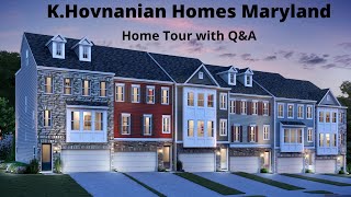 New Homes in Maryland K Hovnanian Townhomes in Gambrills MD