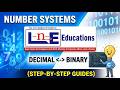 Mastering Binary and Decimal Number Systems | Step-by-Step Guide for Beginners | LnE Educations