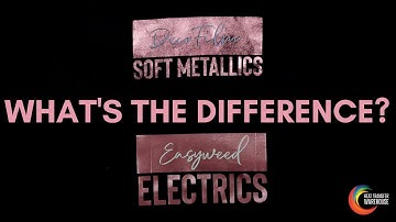 Siser EasyWeed Electric HTV  and DecoFilm Soft Metallics HTV : What