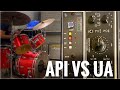 API vs Universal Audio on DRUMS!