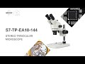 Swift microscopes s7tpea10144 professional quality stereo trinocular microscope