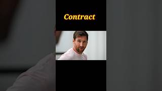 lionel messi contract latest #shorts #footballshorts