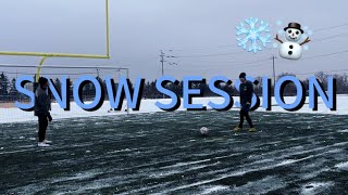 1v1s in the snow