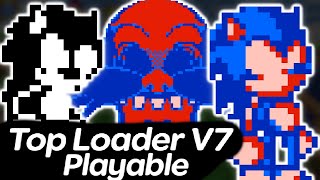 New Top Loader V7 Playable - Vs Sonic.exe ReRun | Friday Night Funkin'