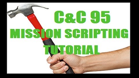 C&C 95 Mission Scripting: Lesson 8- Understanding the U1(part 2) and presetting it