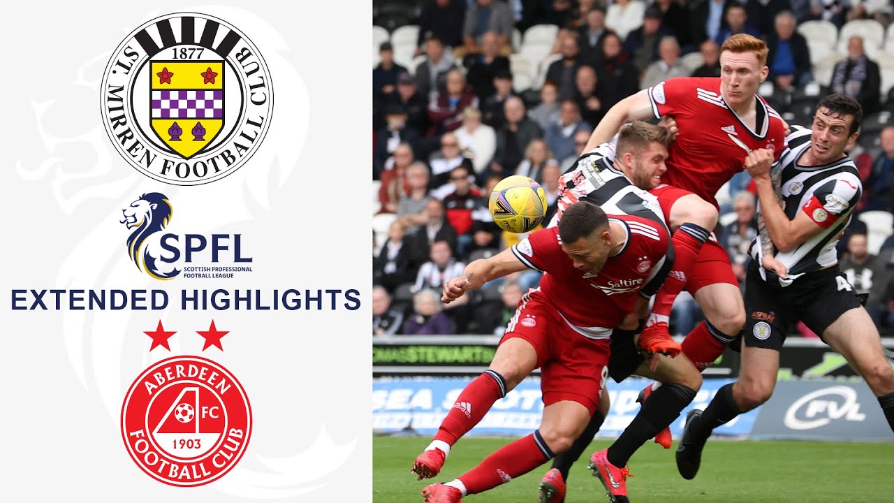 St. Mirren vs. Aberdeen Extended Highlights SPFL CBS Sports Golazo YouTube