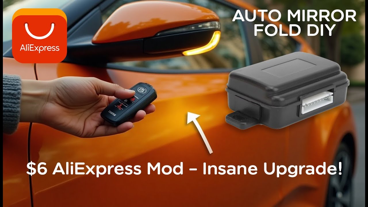 I Hacked My Hyundai Veloster with a $6 AliExpress Mod – Auto Folding Mirrors Unlocked!
