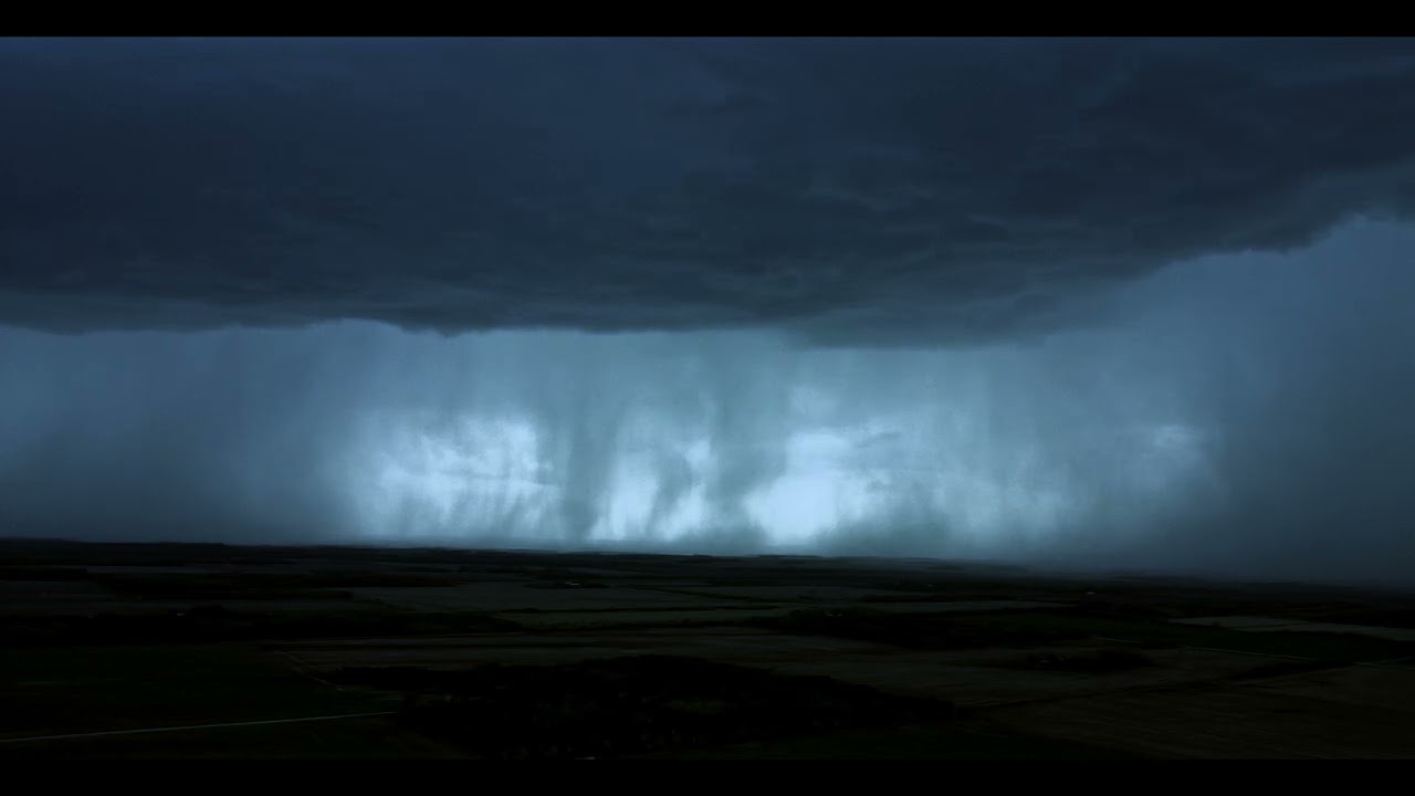 Massive Thunderstorm Rain Wall Miles Wide in Northern Minnesota - DJI Mini 2 SE - Fox, MN - 5.15.25