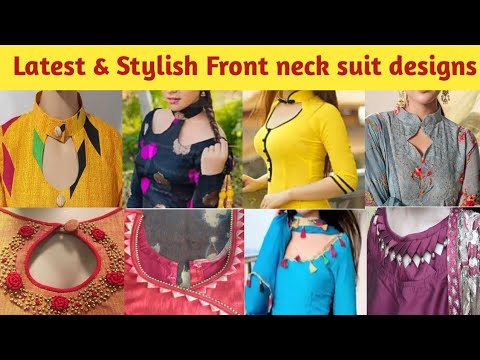 Top 30+ Simple Front Kurti Neck Design - Neck Design 2023