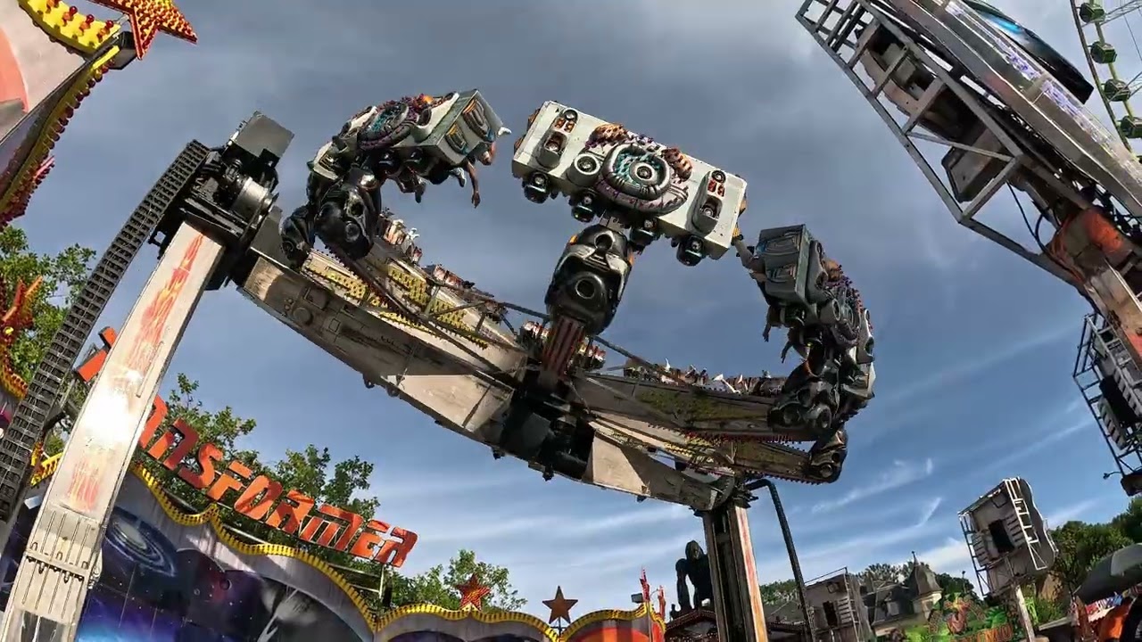 [TOTALLY CRAZY] Transformer (M. Schmidt) - The Schueberfouer Kirmes Luxembourg 2025 - POV Offride