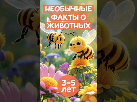Что ты точно не слышал о животных #детям #интересныефакты #оживотных #наукадлядетей #пчелки #мультик